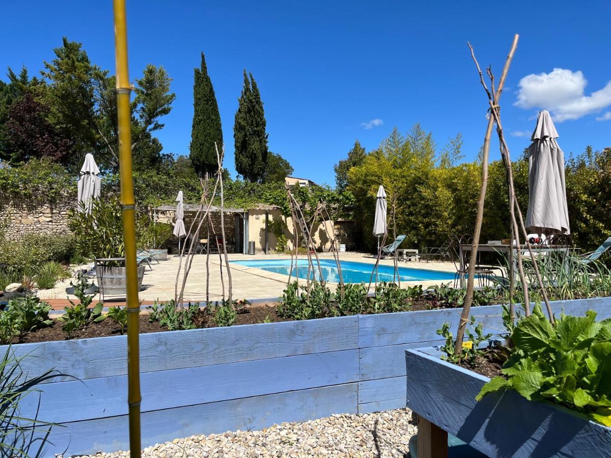 Bed and Breakfast Mas Lou Parpaioun Crestet Exterior foto